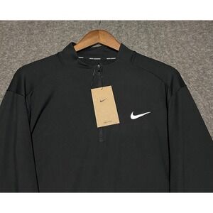 Nike Dri-FIT Element 1/2 Zip 1/4 Running Top Black DH4949-010 Men's 2XL NEW